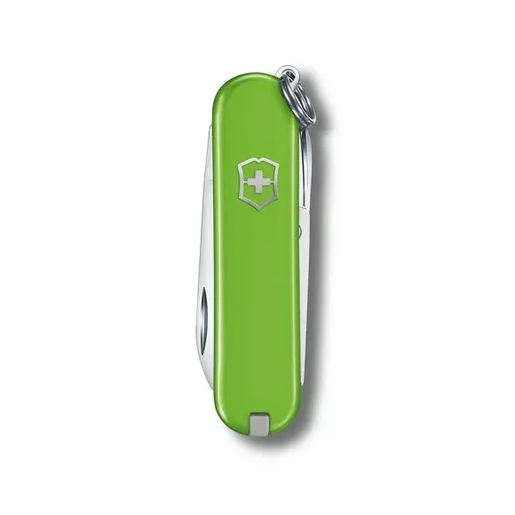 VICTORINOX CLASSIC SD Scyzoryk z nożyczkami i śrubokrętem / zielony / wyprodukowany w Szwajcarii