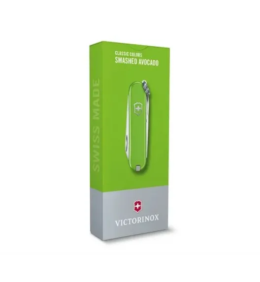 VICTORINOX CLASSIC SD Scyzoryk z nożyczkami i śrubokrętem / zielony / wyprodukowany w Szwajcarii