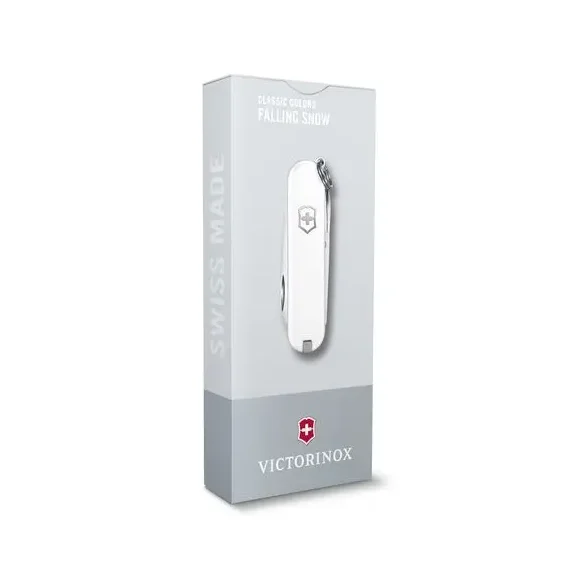 VICTORINOX CLASSIC SD Scyzoryk z nożyczkami i śrubokrętem / biały / wyprodukowany w Szwajcarii