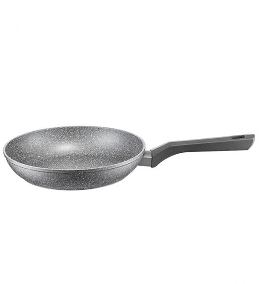 AMBITION SILVERSTONE Komplet patelni 20, 28 cm + patelnia naleśnikowa / powłoka Qalum Basic Stone Edition