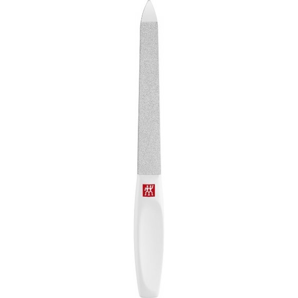 ZWILLING CLASSIC INOX Pilnik do paznokci / 13 cm / biały / powłoka szafirowa