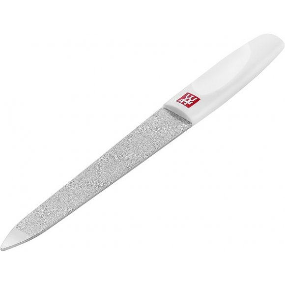 ZWILLING CLASSIC INOX Pilnik do paznokci / 9 cm / biały / powłoka szafirowa