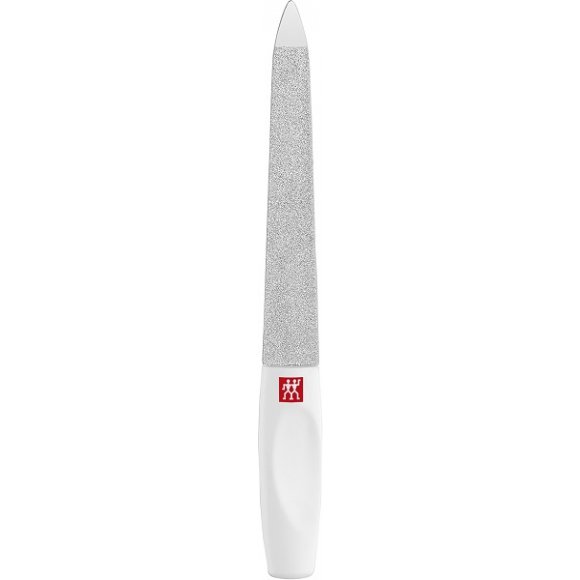 ZWILLING CLASSIC INOX Pilnik do paznokci / 9 cm / biały / powłoka szafirowa