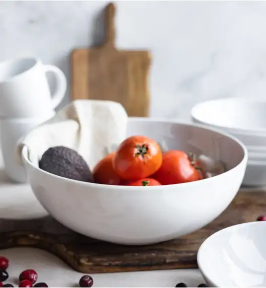 LUBIANA BOSS BIAŁY Serwis obiadowo - kawowy 124 el / 24 os 