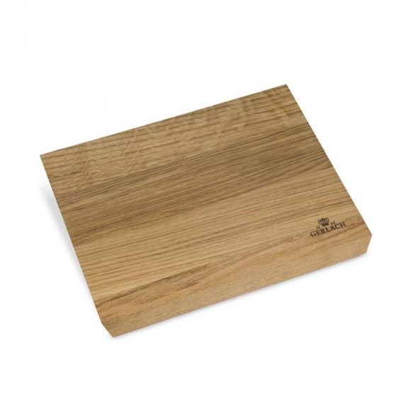 GERLACH COUNTRY Zestaw noży w bloku (okrągłym) 6 elementów + deska drewniana / drewniana rękojeść