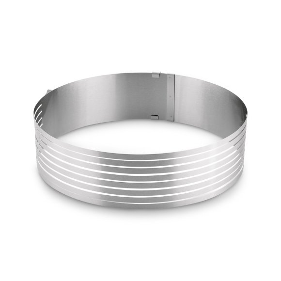 TADAR Regulowana obręcz do cięcia biszkoptu 24-26 cm