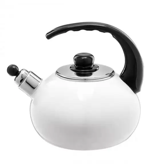 EMALIA OLKUSZ Czajnik 2,5 l / stal emaliowana / kremowy