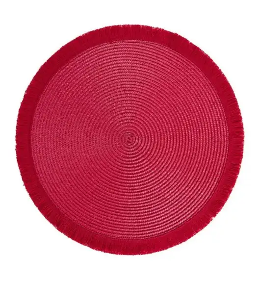 AMBITION HAWAI Mata stołowa 38 cm / okrągła / czerwona