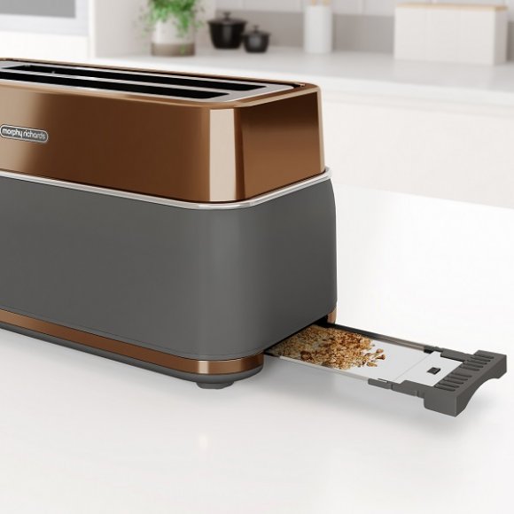 MORPHY RICHARDS SIGNATURE Toster copper / czarny / złoty