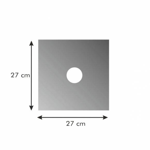 WYPRZEDAŻ! TESCOMA PRESTO Zestaw 4 ochronnych podkładek na kuchenkę gazową / 27 x 27 cm