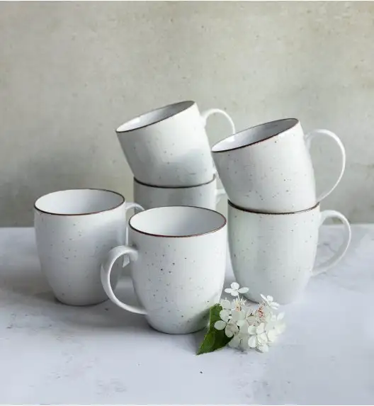 LUBIANA BOSS 6630U Serwis obiadowy 72 el / 18 osób / budyniowy / porcelana ręcznie malowana