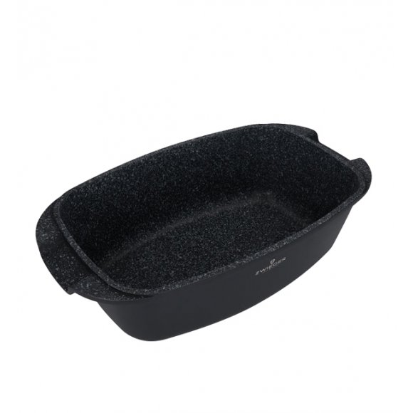 ZWIEGER BLACK STONE Brytfanna 32 cm GREBLON C3 GRANITE non-stick