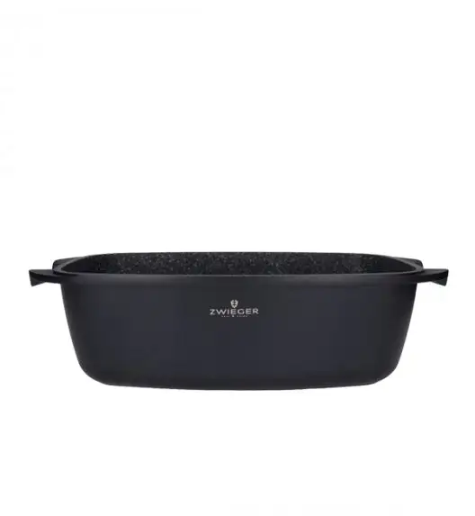 ZWIEGER BLACK STONE Brytfanna 32 cm GREBLON C3 GRANITE non-stick