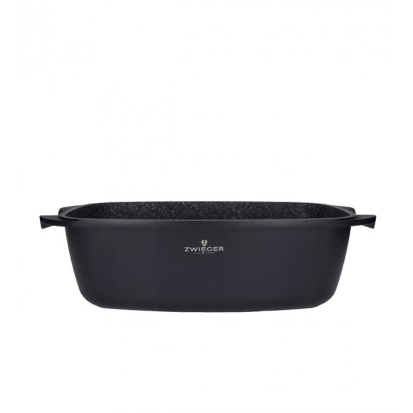 ZWIEGER BLACK STONE Brytfanna 32 cm GREBLON C3 GRANITE non-stick