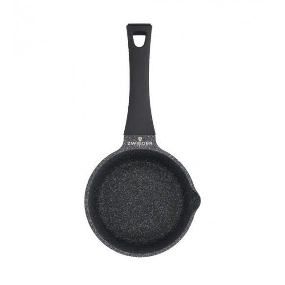 ZWIEGER BLACK STONE Zestaw garnków z pokrywkami 20, 24, 28 cm + Rondel 16 cm + Patelnie 20, 24, 28 cm