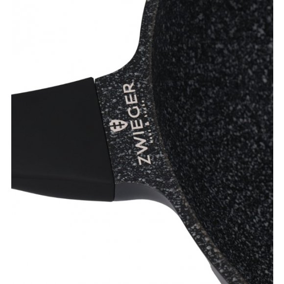 ZWIEGER BLACK STONE Zestaw garnków z pokrywkami 20, 24, 28 cm + Rondel 16 cm + Patelnie 20, 24, 28 cm + Wok 32 cm