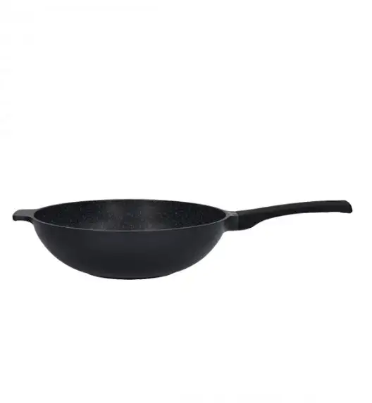 ZWIEGER BLACK STONE Zestaw garnków z pokrywkami 20, 24, 28 cm + Rondel 16 cm + Patelnie 20, 24, 28 cm + Wok 32 cm + Pokrywki Tadar