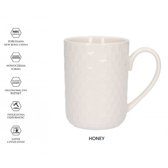 ZWIEGER HONEY Kubek porcelanowy 310 ml