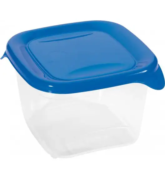 CURVER FRESH&GO Kwadratowy pojemnik na żywność 0,45 L / niebieski