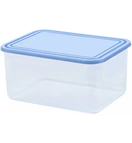 CURVER Prostokątny pojemnik na żywność 4 L / transparentny / niebieski
