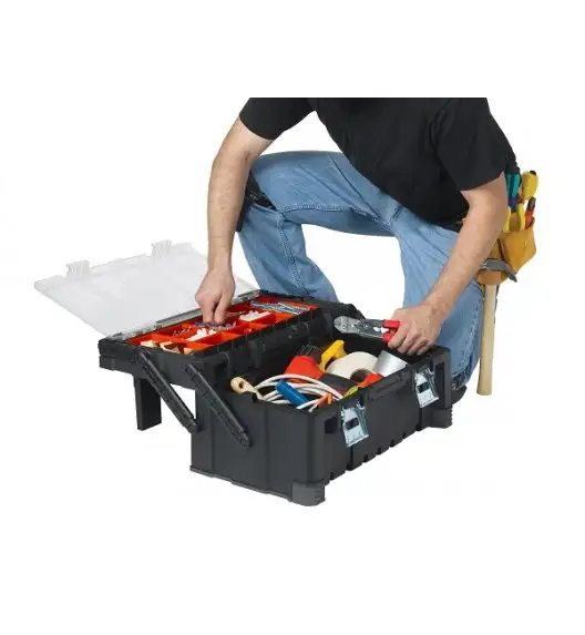 WYPRZEDAŻ! KETER PRO Skrzynka 22'' CANTILEVER / czarny / czerwony