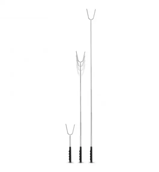 TADAR Teleskopowy widelec ogniskowy do pieczenia kiełbas / 30-115 cm