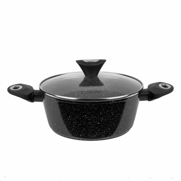 KONIGHOFFER SPOTTY Zestaw garnków i patelni 12 el + 2 podkładki / powłoka non-stick / indukcja