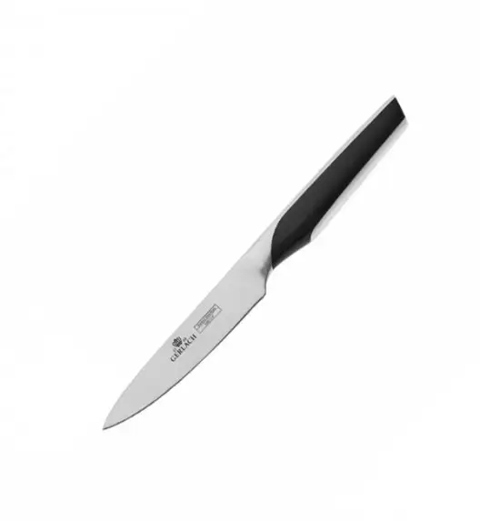 GERLACH PRESTIGE Zestaw noży w bloku 6 elementów +Tasak do ziół z deską + deski dębowe / antypoślizgowa rękojeść 