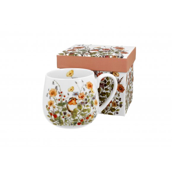 DUO WILD BIRD Kubek baryłka 430 ml / porcelana