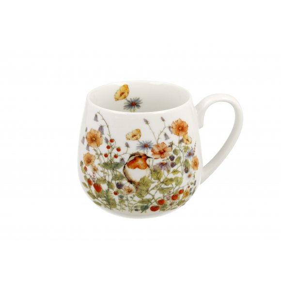 DUO WILD BIRD Kubek baryłka 430 ml / porcelana