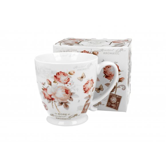 DUO SECESJA Kubek na stopce 480 ml / porcelana