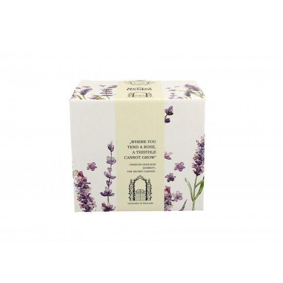 DUO LAVENDER Kubek na stopce 480 ml / porcelana