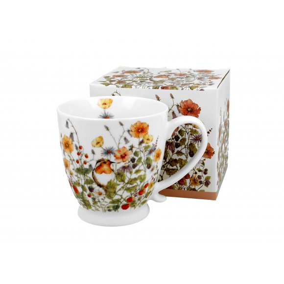 DUO WILD BIRD Kubek na stopce 480 ml / porcelana