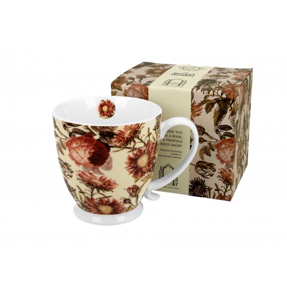 DUO PEONY Kubek na stopce 480 ml / porcelana