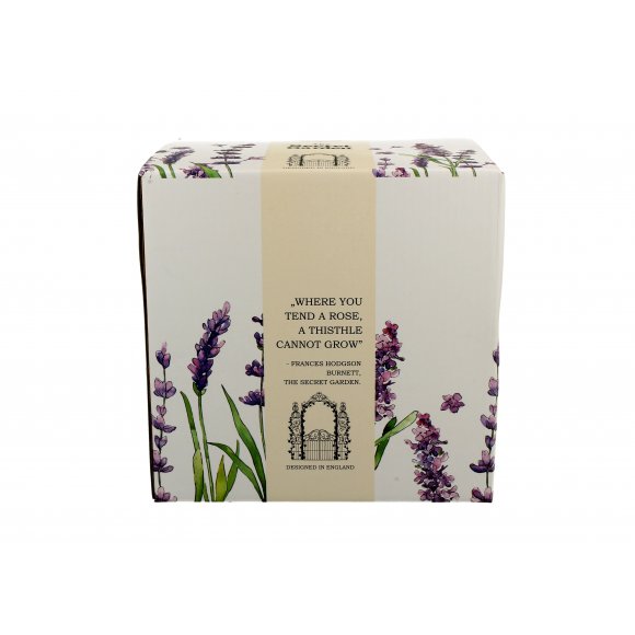 DUO LAVENDER Tea for one - Filiżanka z dzbankiem 350 ml i spodkiem / porcelana