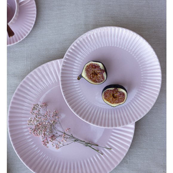 LUBIANA DAISY SUNSET K7 Serwis obiadowy 18 osób / 54 elementy / różowy