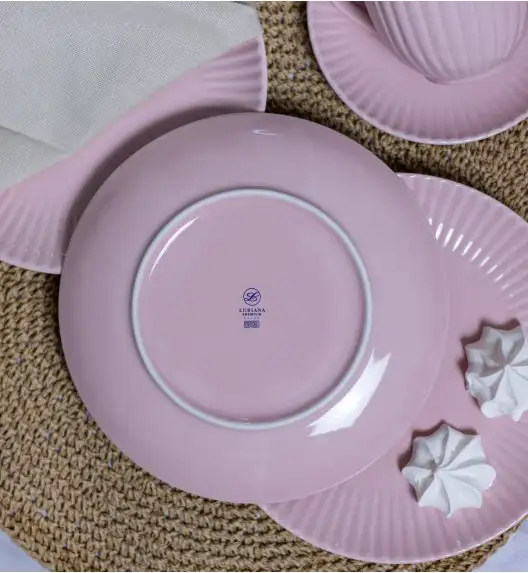 LUBIANA DAISY SUNSET K7 Serwis obiadowy 24 os / 72 elementy / różowy