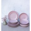 LUBIANA DAISY SUNSET K7 Serwis obiadowy 24 os / 72 elementy / różowy