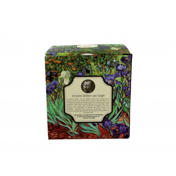 DUO IRISES by V. van Gogh Tea for one - Filiżanka z dzbankiem szklanym 330 ml i spodkiem / porcelana