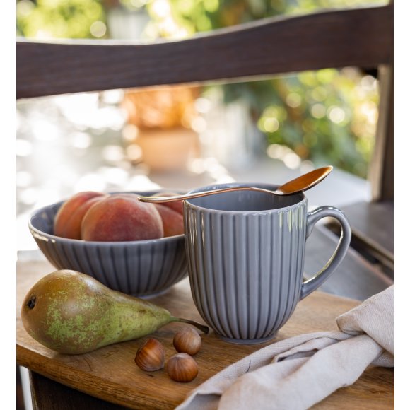 LUBIANA DAISY CLOUD K1 Serwis obiadowy 18 osób / 72 elementy / szary