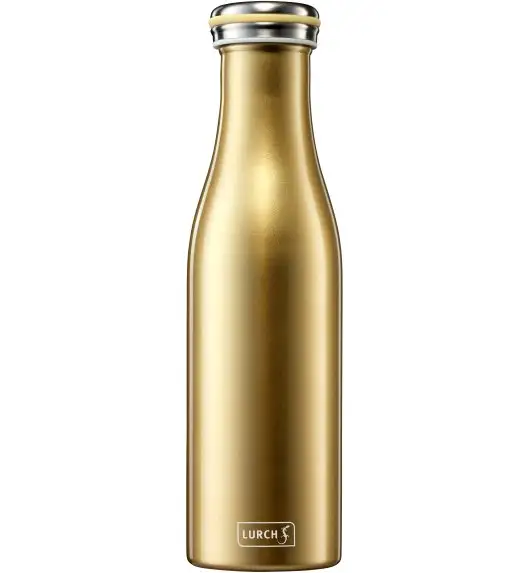 LURCH Termiczna butelka stalowa 0,5 l złota metaliczna / stal nierdzewna / FreeForm