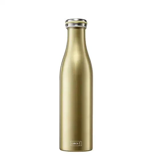 LURCH Termiczna butelka stalowa 0,75 l złota metaliczna / stal nierdzewna / FreeForm