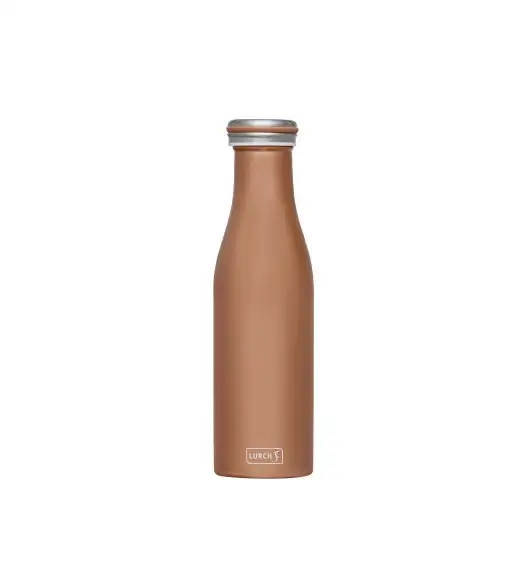 LURCH Termiczna butelka stalowa 0,5 l brązowa metaliczna / stal nierdzewna / FreeForm