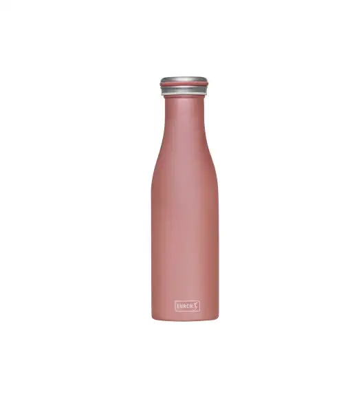 LURCH Termiczna butelka stalowa 0,5 l różowe złoto / stal nierdzewna / FreeForm