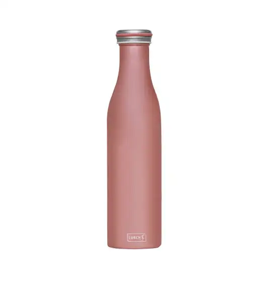 LURCH Termiczna butelka stalowa 0,75 l różowe złoto  / stal nierdzewna / FreeForm