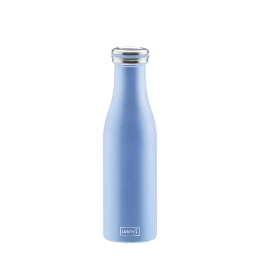 LURCH Termiczna butelka stalowa 0,5 l niebieska perłowa / stal nierdzewna / FreeForm
