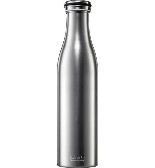 LURCH Termiczna butelka stalowa 0,75 l metaliczna / stal nierdzewna / FreeForm