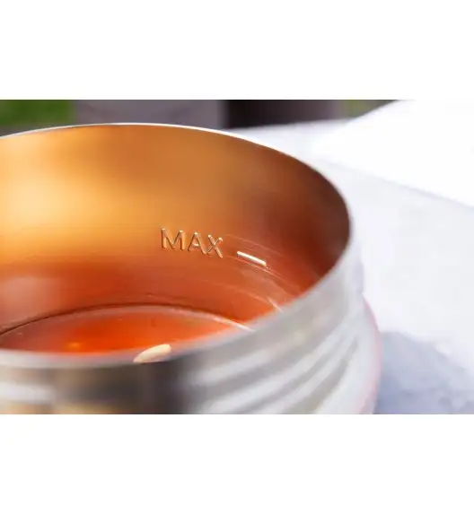 LURCH Iso-Pot 2.0 Pojemnik termiczny 0,5l / różowe złoto / stal nierdzewna / FreeForm