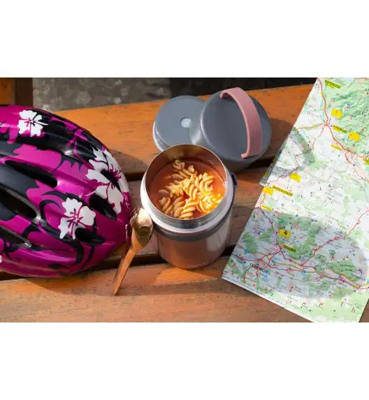 LURCH Iso-Pot 2.0 Pojemnik termiczny 0,5l / różowe złoto / stal nierdzewna / FreeForm