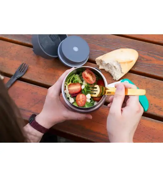 LURCH Iso-Pot 2.0 Pojemnik termiczny 0,5l / różowe złoto / stal nierdzewna / FreeForm